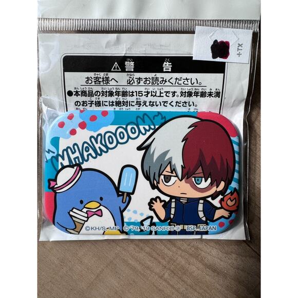 My Hero Academia Sanrio Pin Button Can Badge Todoroki Sam Eijiro WeAreDinosaurs - Picture 4 of 4